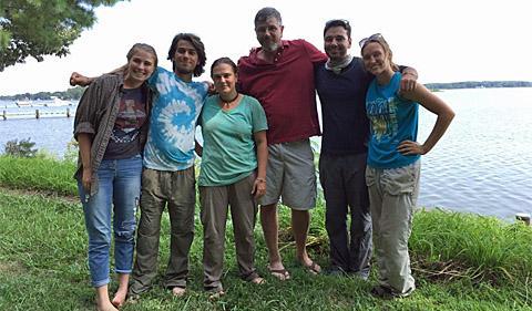 Summer Turtle Field Research in Maryland students 